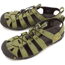 KEEN Clearwater CNX MNS BURNT OLIVE/BLACK 1012528画像