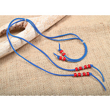 YEALOW &times; Atease ホワイトハーツビーズ チョーカー 39405画像