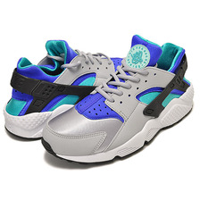 NIKE WMNS AIR HUARACHE WOLF GREY/LIGHT RETRO-ARTISAN TEAL/PERSIAN VIOLET 634835-008画像