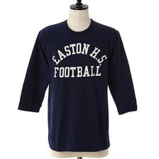 GOLD 3/4 SLEEVE FOOTBALL T-SHIRT"EASTON H.S" GL76922画像
