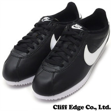 NIKE CLASSIC CORTEZ PREMIUM QS BLACK/WHITE-NEUTRAL GREY 724262-010画像