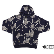 10DEEP DIVISION HOODIE NAVY画像