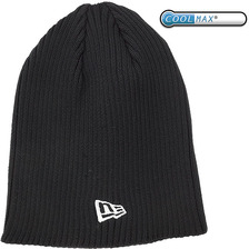 NEW ERA COOLMAX RIB BEANIE BLK/WHT 11099857画像