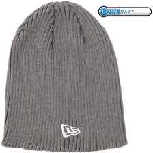 NEW ERA COOLMAX RIB BEANIE GRY/WHT 11099856画像
