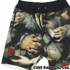 Supreme &times; UNDERCOVER 総柄 Sweatshort BLACK画像
