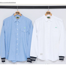 HTML ZERO3 OG College Rib Oxford L/S Shirt SHT101画像