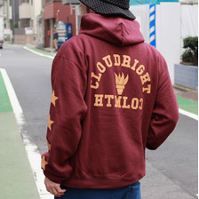 HTML ZERO3 Star Spiral Full Zip Hoodie&times; Champion PA118画像