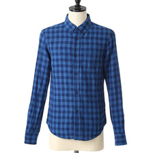 BAND OF OUTSIDERS DEGRADE GINGHAM SHIRT BM1DO30PDCOR画像