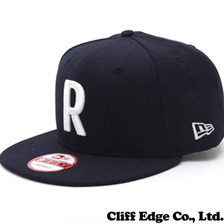 RHC Ron Herman &times; NEW ERA R LOGO 9 FIFTY SNAPBACK CAP NAVY画像
