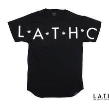 L.A.T.H.C. YORK TEE BLACK画像