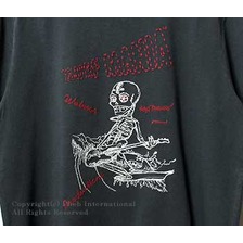 REMI RELIEF 刺繍スカル ロングウォッシュ加工Tシャツ RN1516-9172画像
