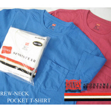 Hanes CREW-NECK POCKET T-SHIRT H3-F321画像