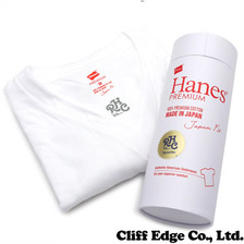 RHC Ron Herman &times; Hanes V-NECK T-SHIRT WHITE画像