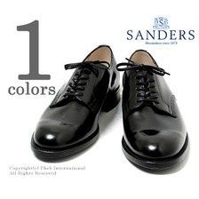 SANDERS ミリタリーサービスシューズ BLACK 1044画像
