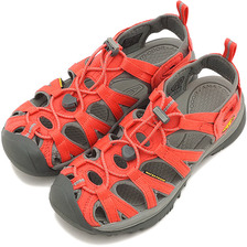 KEEN Whisper WMNS HOT CORAL/NEUTRAL GRAY 1012231画像