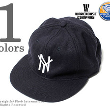 EBBETS FIELD FLANNELS &times; WAREHOUSE BASEBALL CAP NEW YORK MAMMOTHS 1972画像