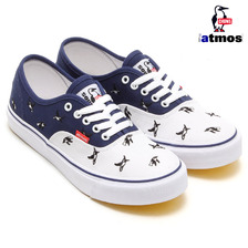 CHUMS × atmos FLYING BOOBY CITY WHITE/NAVY CH63-1002-Z010画像