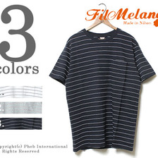 FilMelange PERCY ボーダーポケットTシャツ画像