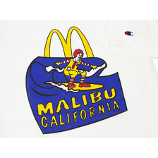 McDonald's &times; Champion マリブ店限定 半袖Tシャツ画像