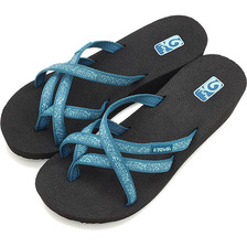 Teva WMN Mush Mandalyn Wedge Ola 2 FLEUR BLUE 1000099-FRB画像