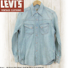 LEVI'S VINTAGE CLOTHING 1950s Western Denim Shirt 67702-0003画像
