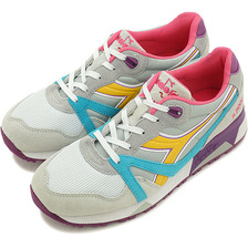 DIADORA N9000 NYL MOON GREY/YELLOW 160827 C5749画像