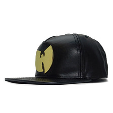 WU-TANG BRAND WTB005 GOLD METAL W STRAPBACK BLACK画像