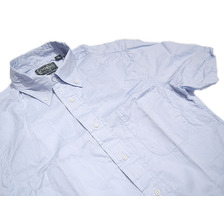 GITMAN VINTAGE S/S REGULAR FIT B.D. ZEPHER OXFORD SHIRTS/blue画像
