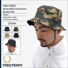 FRED PERRY Reversible Fishermans Bucket HW6623画像