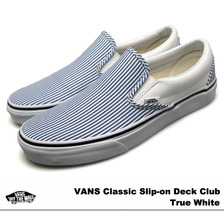 VANS Classic Slip-on (Deck Club) True White VN-0ZMRFD7画像
