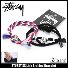 STUSSY SS Link Braided Bracelet 138404画像