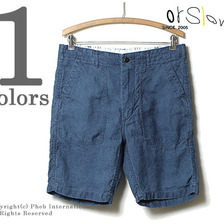 orslow FATIGUE EASY SHORTS INDIGO 01-7022-01A画像