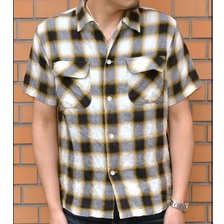 FULLCOUNT OPEN COLLAR S/S FLAP SHIRTS 4904画像