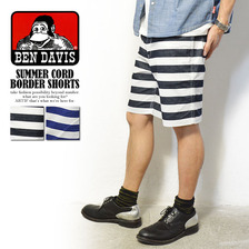 BEN DAVIS SUMMER CODE BORDER SHORTS G-5580035画像