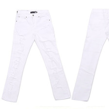 RUSTIC DIME SLIM TAPER FIT DENIM WHITE画像