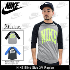 NIKE Blind Side 3/4 Raglan 643114画像