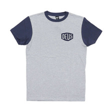 Deus ex Machina &times; BARNEYS NEWYORK HARRIS TEE GRAYxNAVY画像