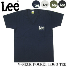 LEE V-NECK POCKET LOGO TEE LS1163画像
