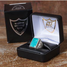 HTC 15TH ANNIVERSARY TURQUOISE RING US 8.5画像