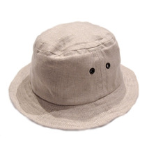 Hanna Hats LINEN PORKPIE HAT/natural画像