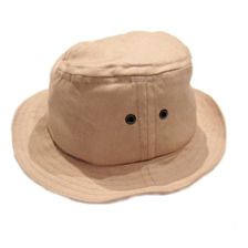 Hanna Hats LINEN PORKPIE HAT/khaki画像