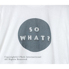 LETTERS 8 &times; FilMelange SO WHAT プリントTシャツ画像