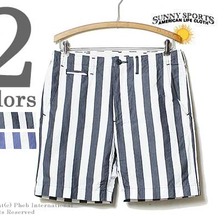 SUNNY SPORTS ストライプノータックショーツ SN15S039画像