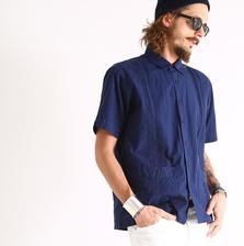 GOLD 60/- BROAD S/S CUBA SHIRT GL36910画像