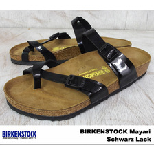 BIRKENSTOCK Mayari Black Patent Enamel 071091画像