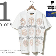 PENDLETON &times; WAREHOUSE NATIVE PATTERN T &ldquo;KHAKI&rdquo;画像