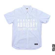 SWAGGER PARENTAL ADVISORY SHIRT SAX BLUE画像
