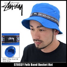 STUSSY Folk Band Bucket Hat 132646画像