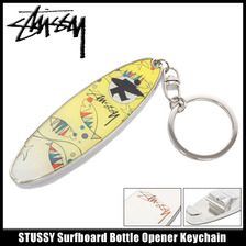 STUSSY Surfboard Bottle Opener Keychain 138407画像