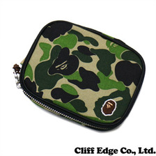 A BATHING APE ABC AMENITY POUCH GREEN画像